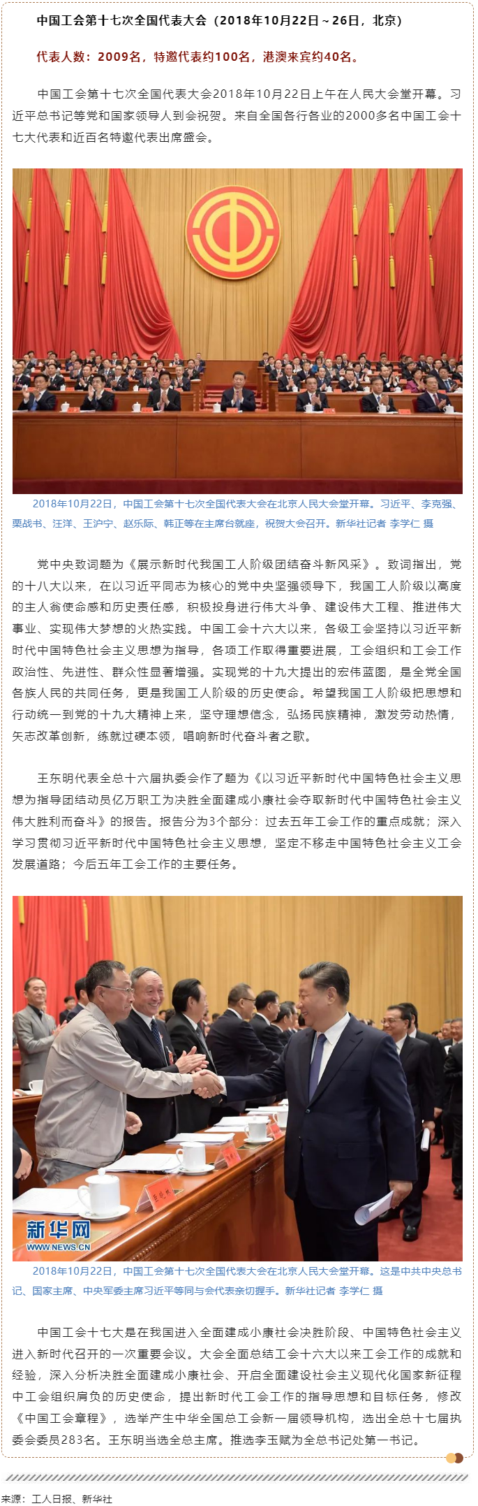 工運(yùn)檔案｜中國工會(huì)第十七次全國代表大會(huì)（2018年10月22日～26日，北京）.png