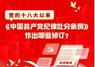 黨的十八大以來(lái)，《中國(guó)共產(chǎn)黨紀(jì)律處分條例》作出哪些修訂？